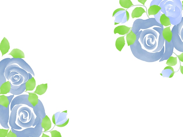 Fondo de flores azules