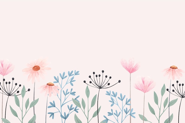 Fondo de flores de colores