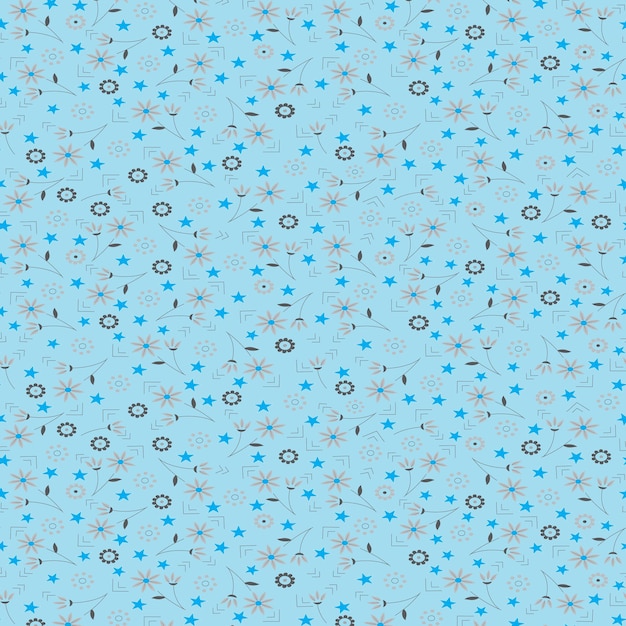 fondo con flores estilo de moda textil
