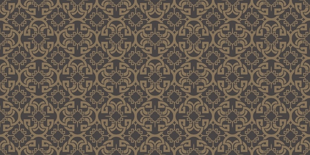 Fondo de flores ornamentales vintage de vector libre