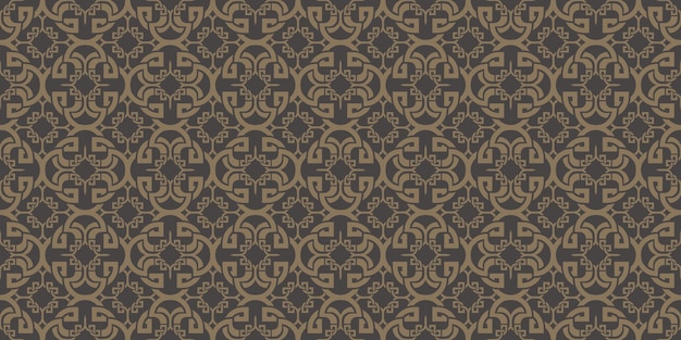 Fondo de flores ornamentales vintage de vector libre