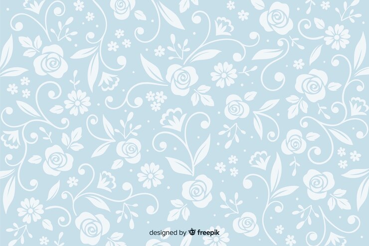 Vector fondo de flores ornamentales vintage