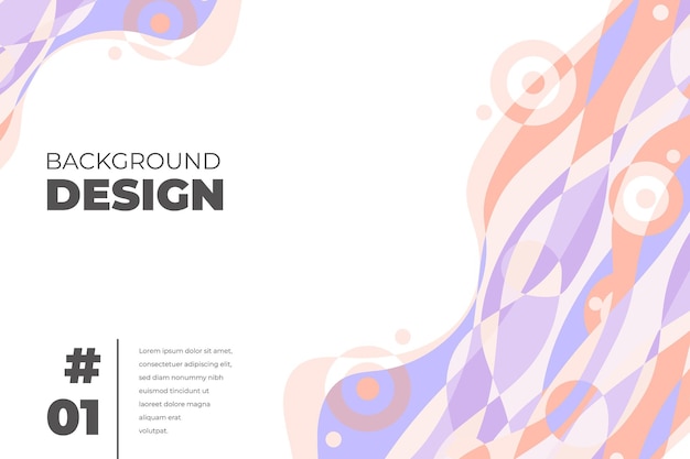Fondo fluido abstracto colorido vector para plantilla de banner