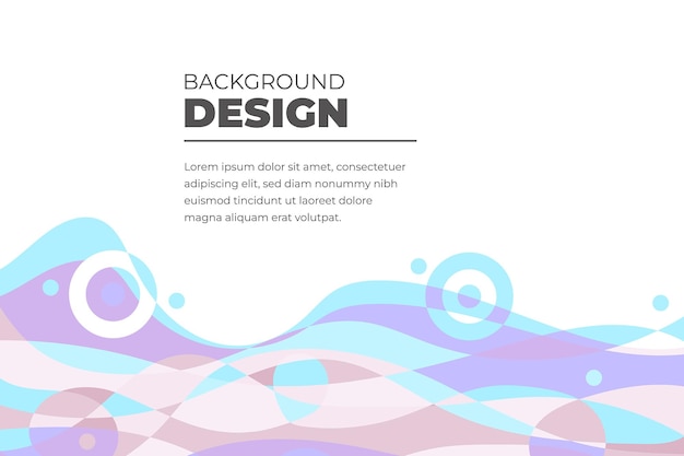Fondo fluido abstracto colorido vector para plantilla de banner