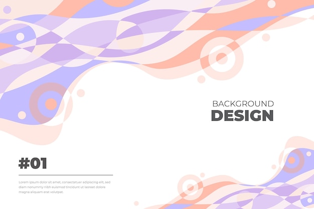 Fondo fluido abstracto colorido vector para plantilla de banner