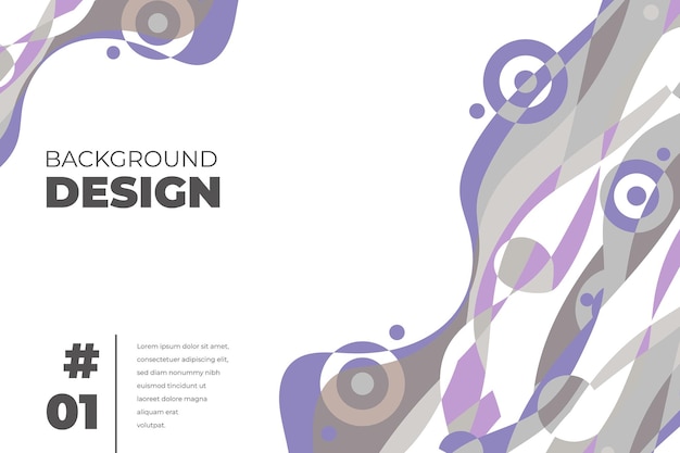 Fondo fluido abstracto colorido vector para plantilla de banner