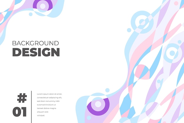 Fondo fluido abstracto colorido vector para plantilla de banner