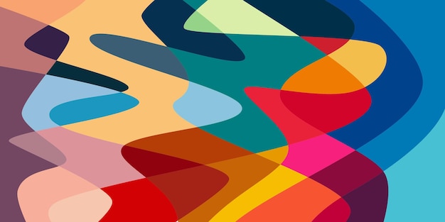 Fondo fluido abstracto colorido vector
