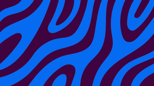 Fondo fluido azul con textura ondulada doblada Ilustración vectorial de relación 1920x1080
