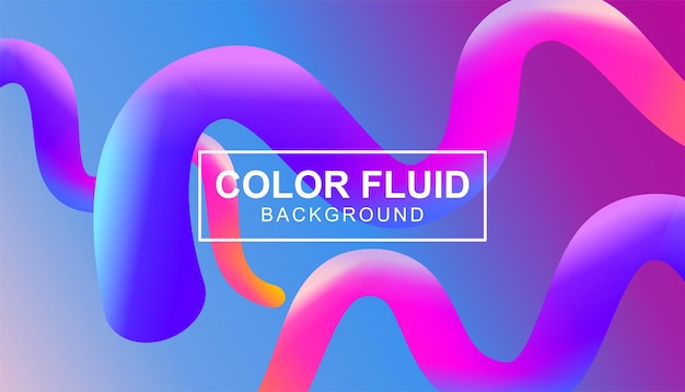 Fondo fluido de color elegante