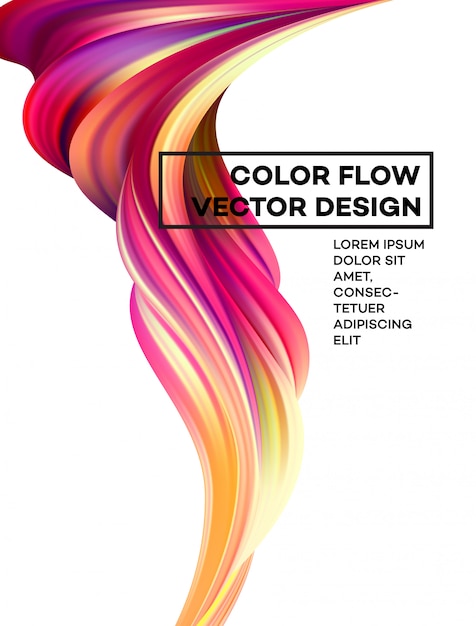 Fondo fluido de colores abstractos