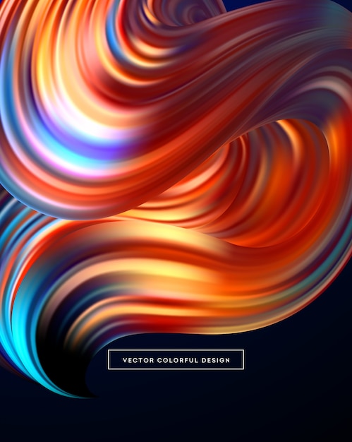 Fondo fluido de colores abstractos