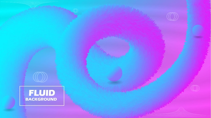 Fondo fluido degradado vectorial libre