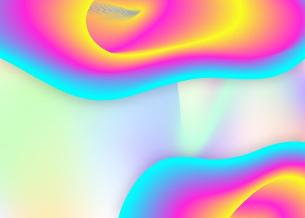 Fondo fluido con elementos y formas dinámicas líquidas