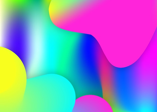 Fondo fluido con formas y elementos dinámicos líquidos.