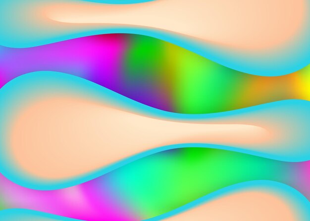 Fondo fluido con formas y elementos dinámicos líquidos.