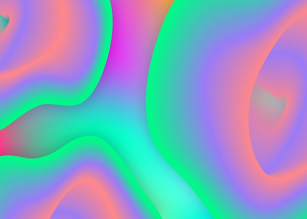 Fondo fluido con formas y elementos dinámicos líquidos.