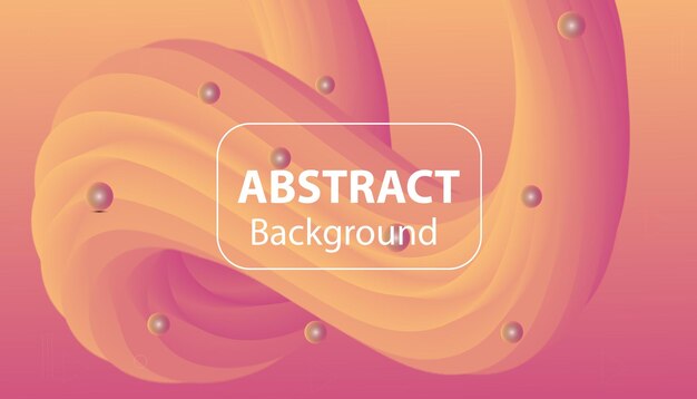 Fondo fluido de gradiente vectorial con forma abstracta moderna
