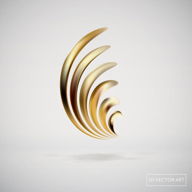 Fondo fluido líquido dorado abstracto de elementos gráficos modernos. Banner dinámico con formas fluidas. Plantilla para cartel, folleto, presentación, banner. Ilustración vectorial