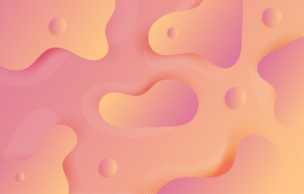 Fondo fluido orgánico degradado elegante abstracto