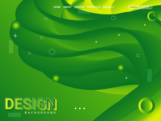 Fondo fluido verde