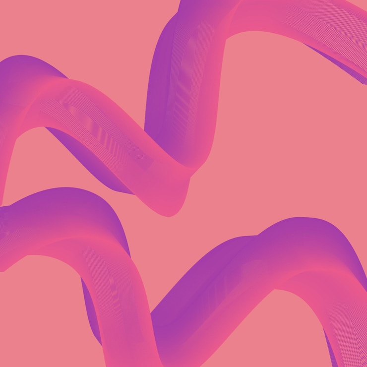 Fondo de flujo de color moderno con formas fluidas 3D