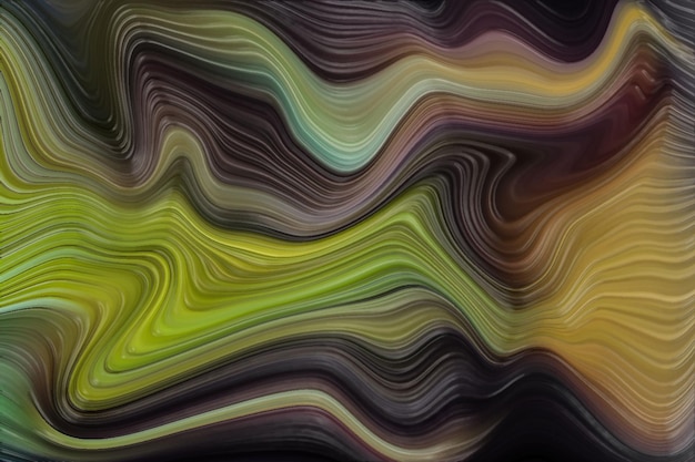 Fondo de flujo de pintura fluida colorida abstracta. Fondo de textura de pintura marmoleada de plástico líquido.
