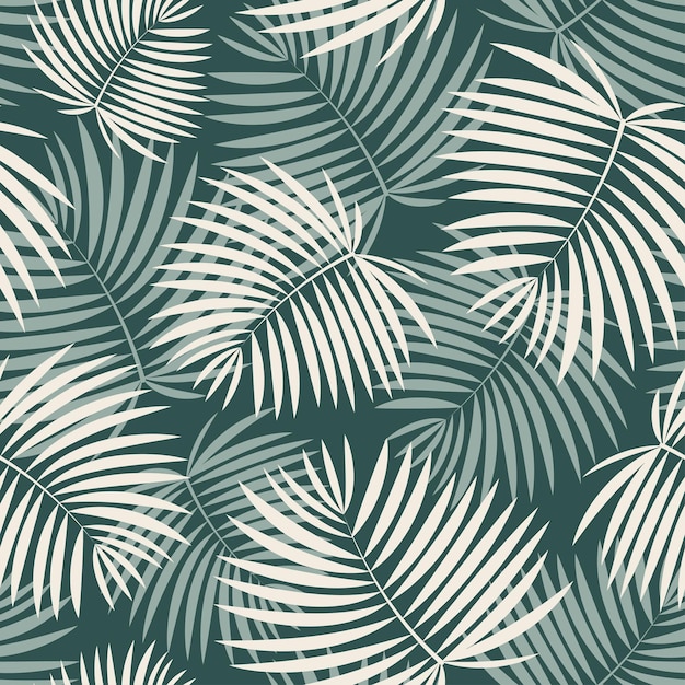 Fondo de follaje tropical abstracto en colores verdes oliva pastel