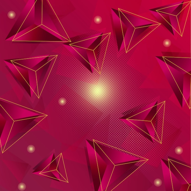 Fondo de forma abstracta futurista