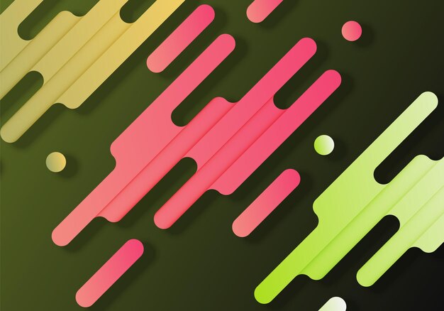 Fondo de forma abstracta líquida de colores
