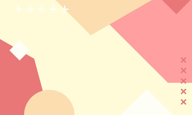 Fondo de forma abstracta plana