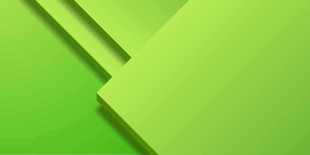 Vector fondo de forma abstracta rectángulo verde