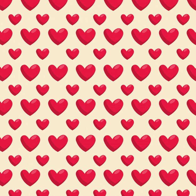 Fondo de forma de corazón y símbolo de amor