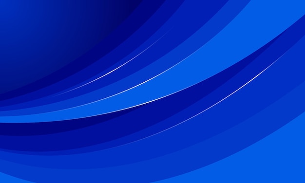 Fondo de forma de curva azul abstracto. Ilustración vectorial.