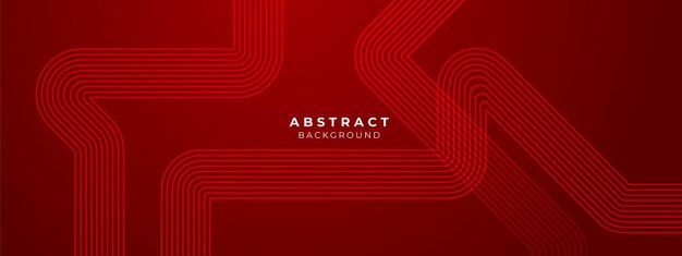 fondo de forma de franja roja geométrica vectorial mínima