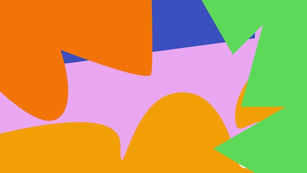 Fondo de forma geométrica abstracta colorida