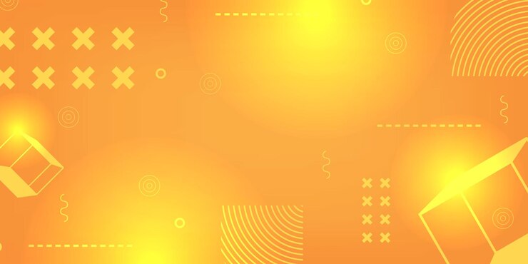 Fondo de forma geométrica degradada colores amarillos forma diseño moderno
