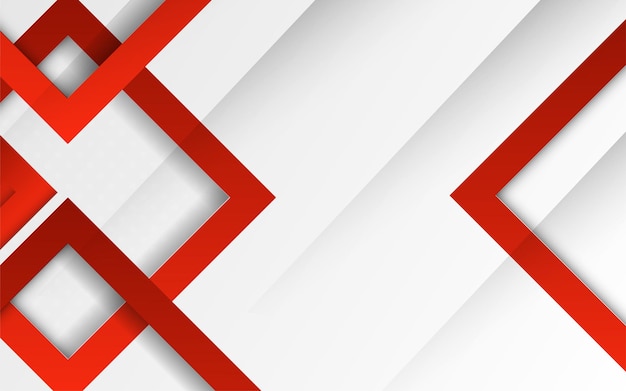 Fondo de forma geométrica degradado rojo