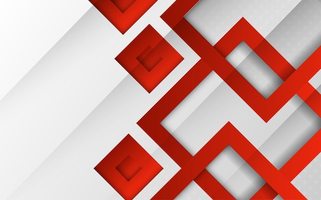 Fondo de forma geométrica degradado rojo