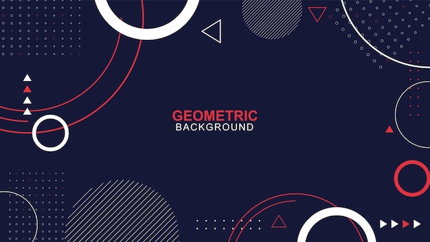 Fondo de forma geométrica con diseño moderno