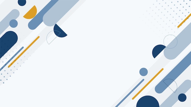 Fondo de forma geométrica de diseño plano