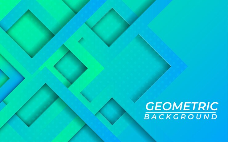 Vector fondo de forma geométrica con gradiente de colores