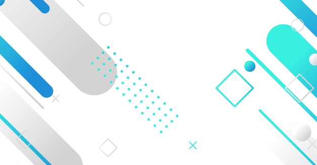 Fondo de forma geométrica mínima abstracta con gradiente