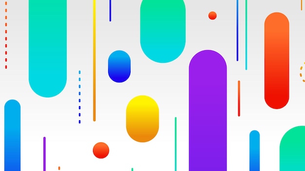Fondo de forma geométrica mínima abstracta con gradiente