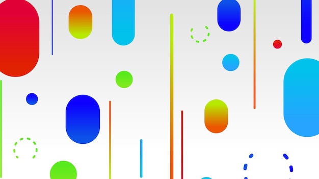Fondo de forma geométrica mínima abstracta con gradiente