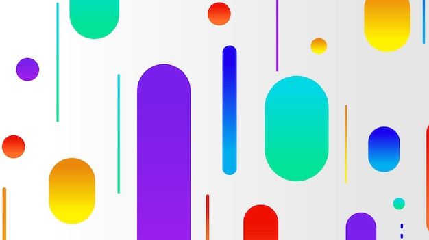 Fondo de forma geométrica mínima abstracta con gradiente