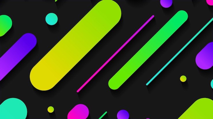 Vector fondo de forma geométrica mínima abstracta con gradiente