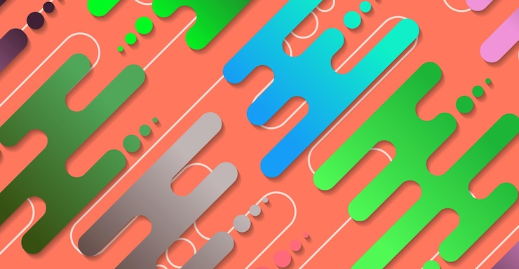Vector fondo de forma geométrica mínima abstracta con gradiente
