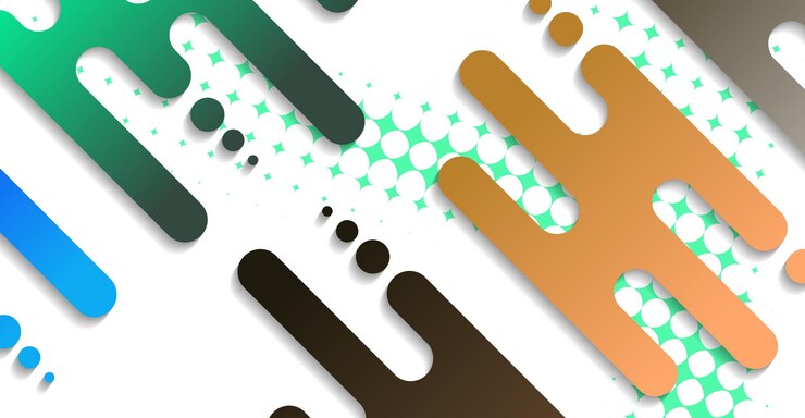 Vector fondo de forma geométrica mínima abstracta con gradiente