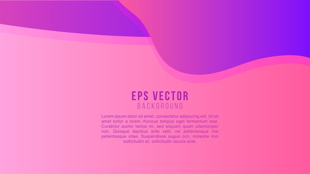 Fondo de forma de línea de degradado rosa Resumen EPS Vector